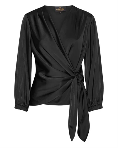 Karmamia Copenhagen - Elena Bluse - Semi Rich Black